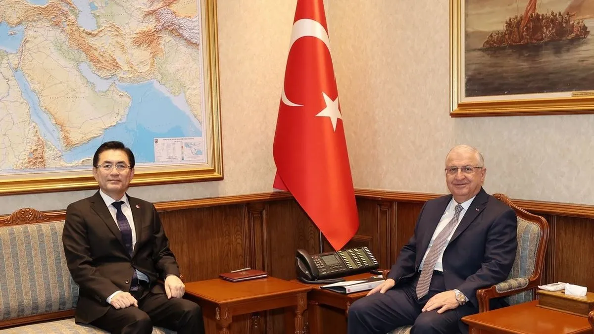 Bakan Güler, Kore Cumhuriyeti Büyükelçisi Jeong’u kabul etti