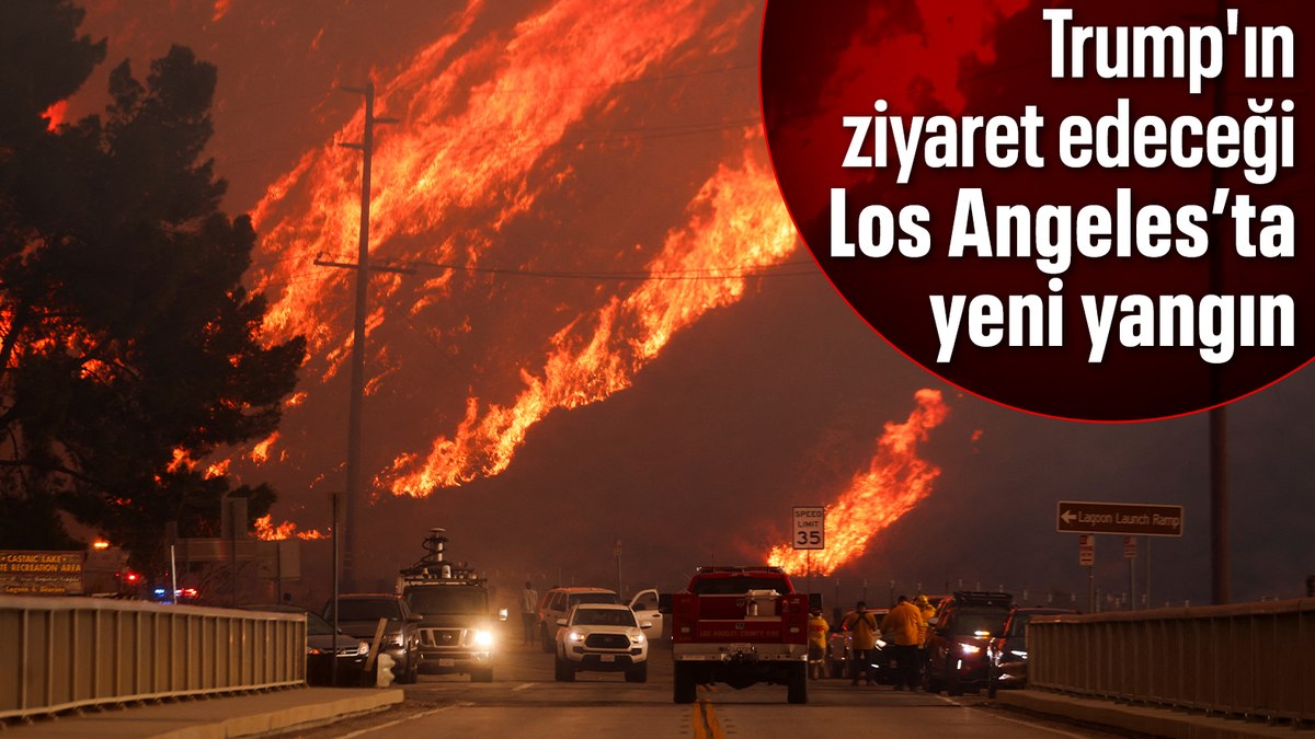 Donald Trump’ın ziyaret etmesi beklenen Los Angeles’ta yeni yangın