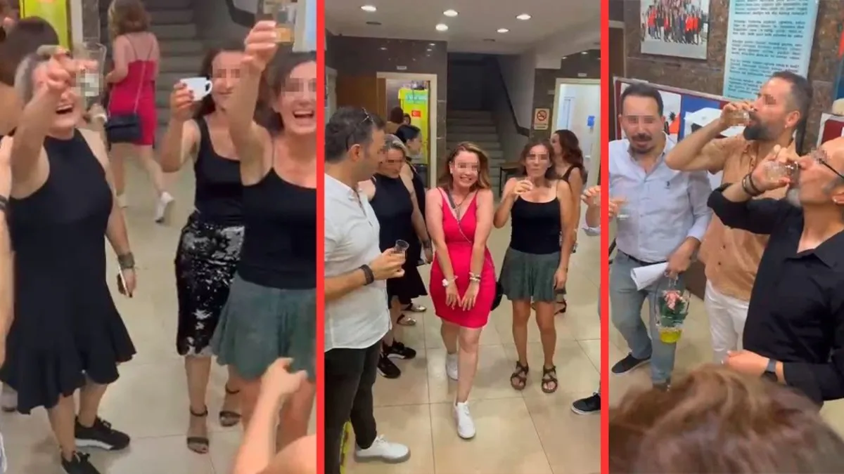 İzmir’deki okulda skandal: Alkol içen öğretmenler görevden uzaklaştırıldı!